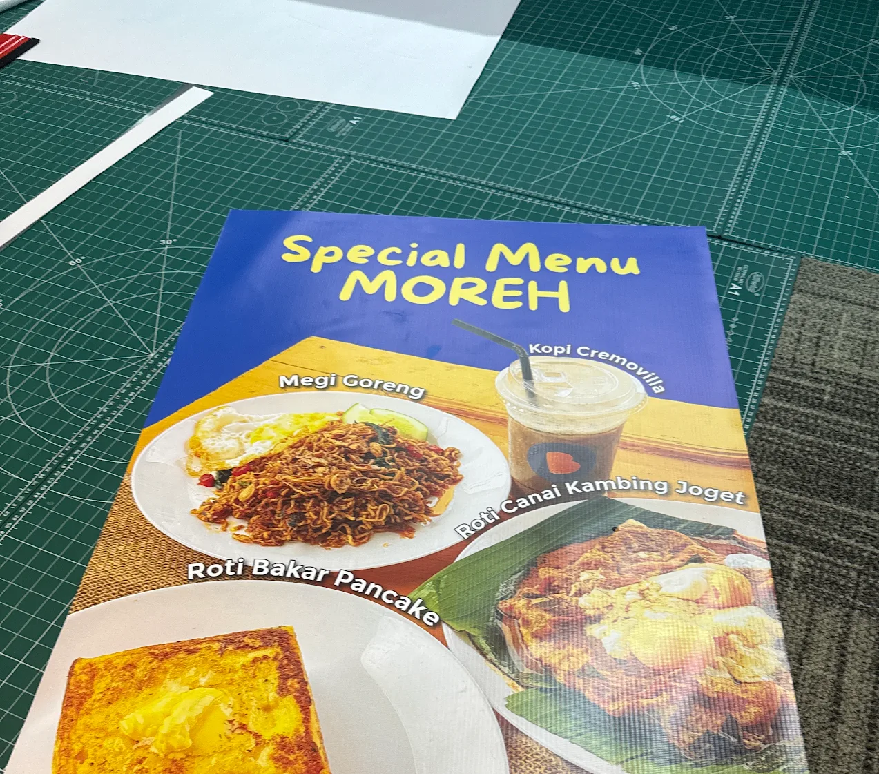 Hasil menu display ZIQgraphix untuk pelanggan Ilham Bakhtiar